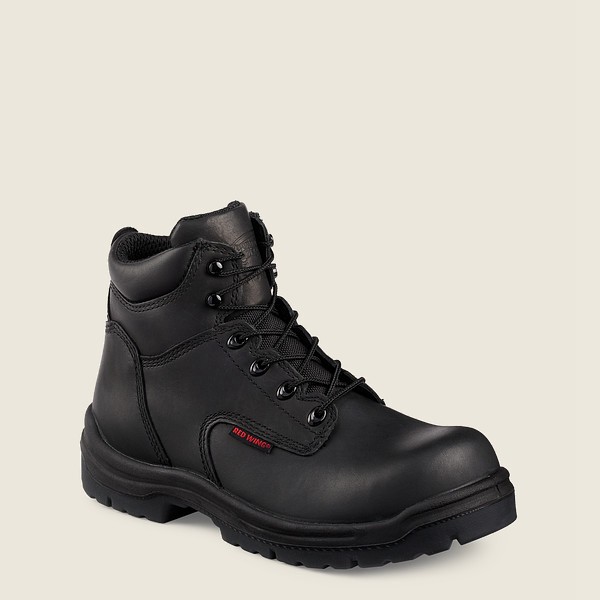 Red Wing Safety Bot Erkek - King Toe® - 6-Inch Toe - Siyah - 24SLGMENO